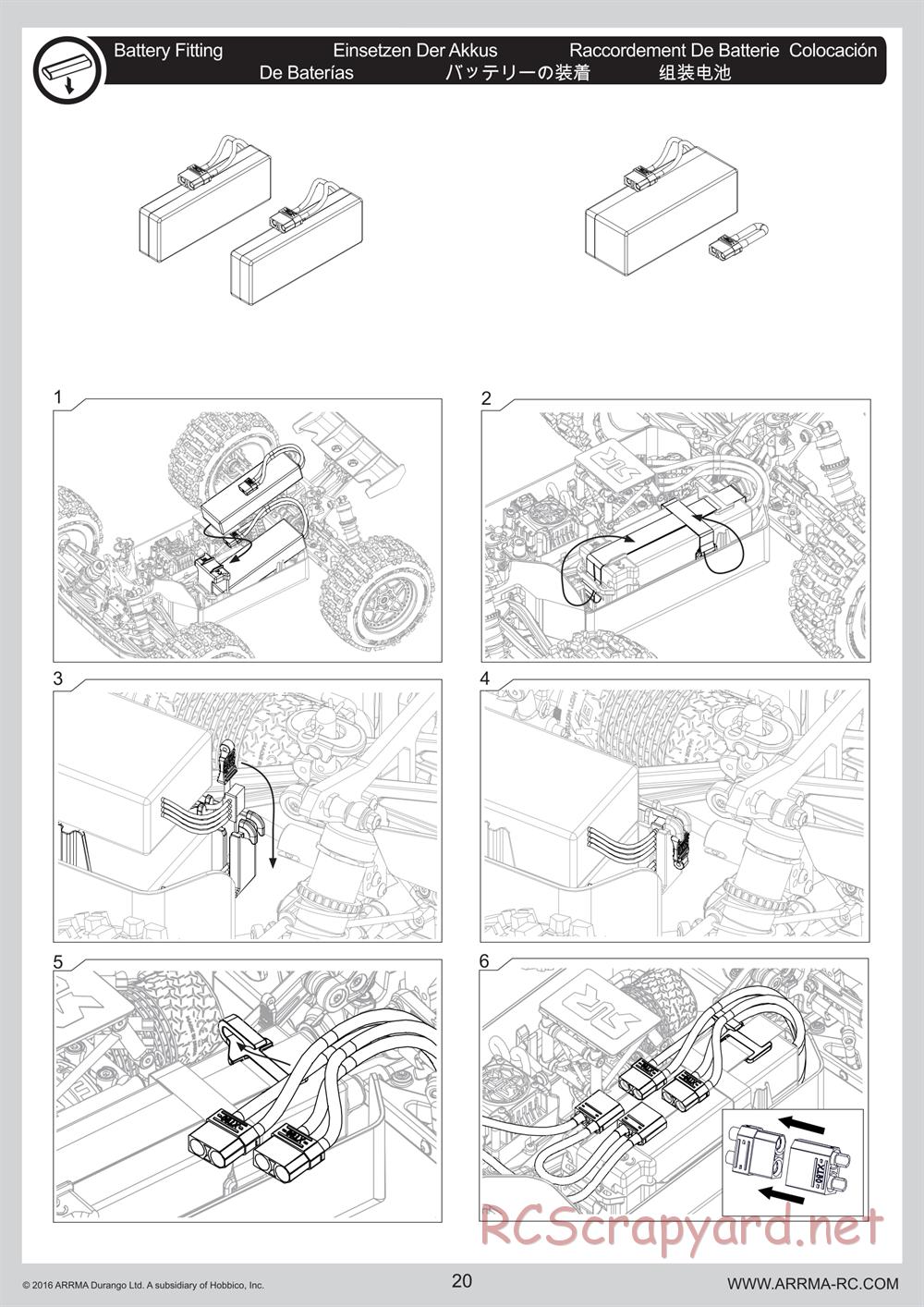 ARRMA - Outcast 6S BLX - Manual - Page 20