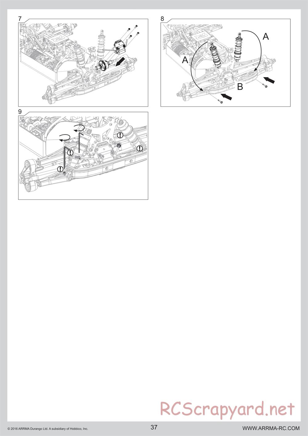 ARRMA - Outcast 6S BLX - Manual - Page 37