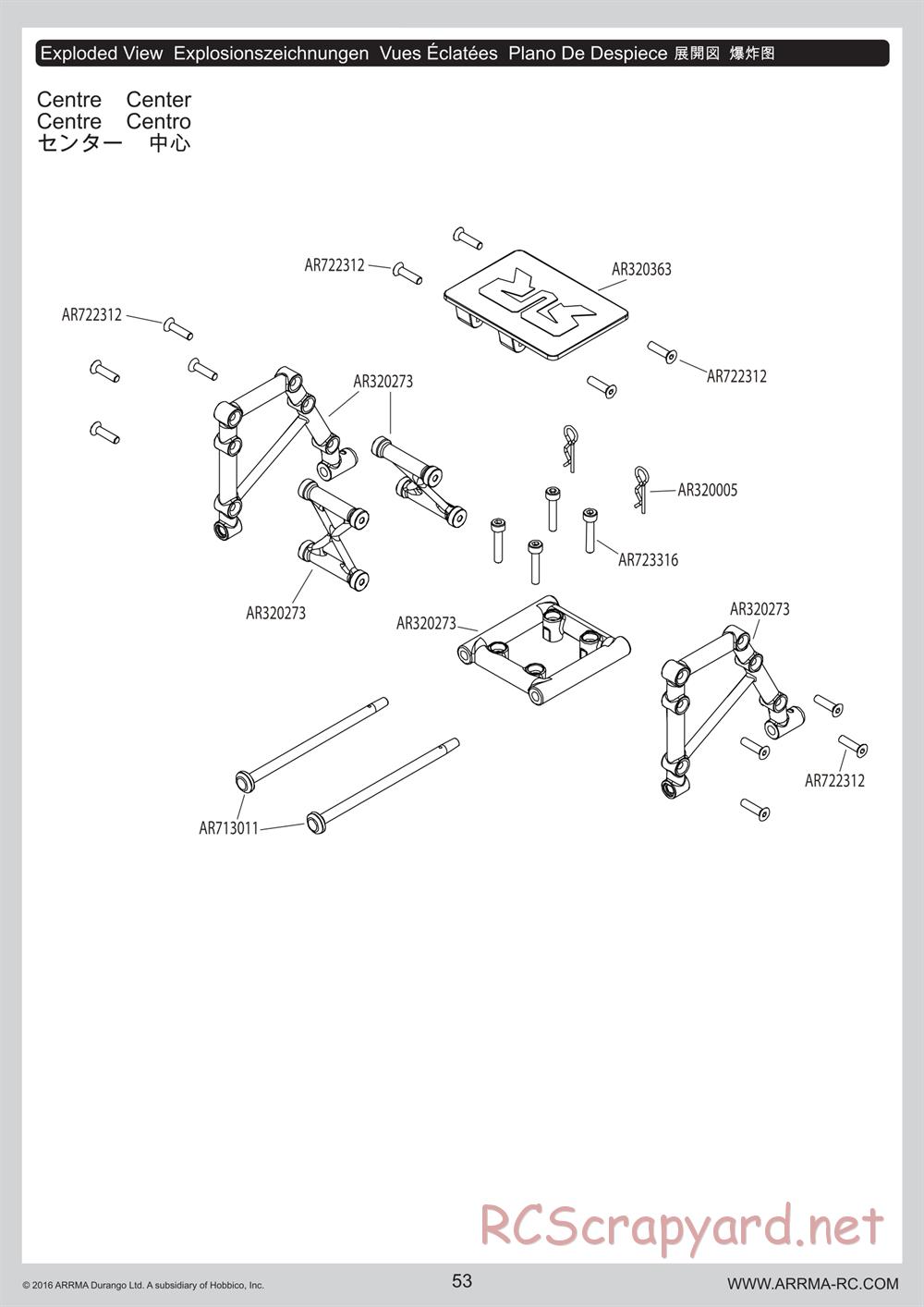 ARRMA - Outcast 6S BLX - Manual - Page 53