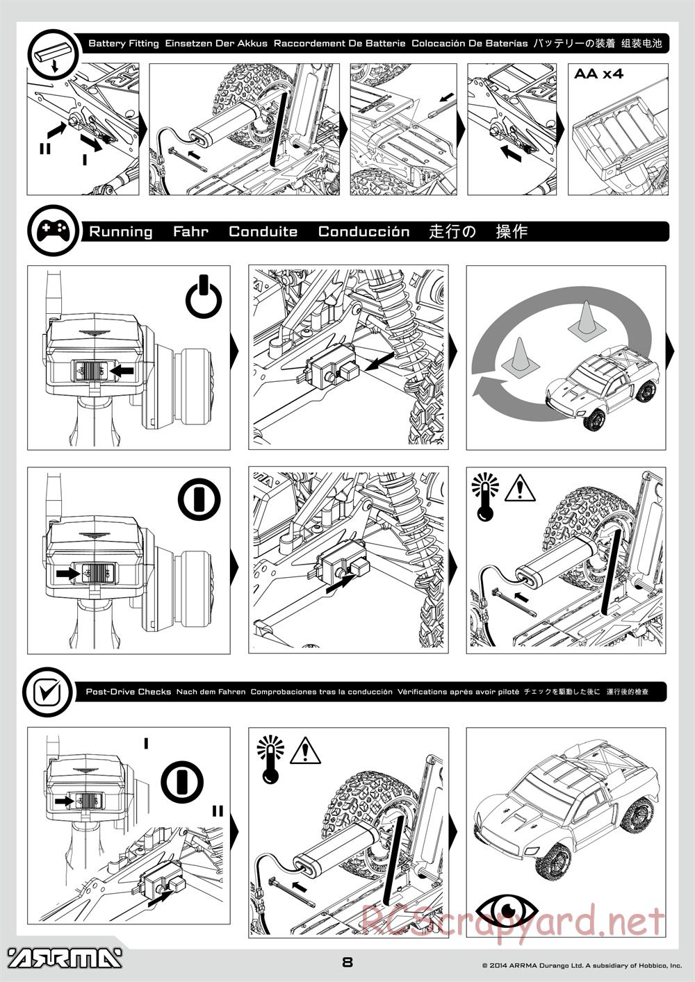 ARRMA - Raider XL BLX (2014) - Manual - Page 8