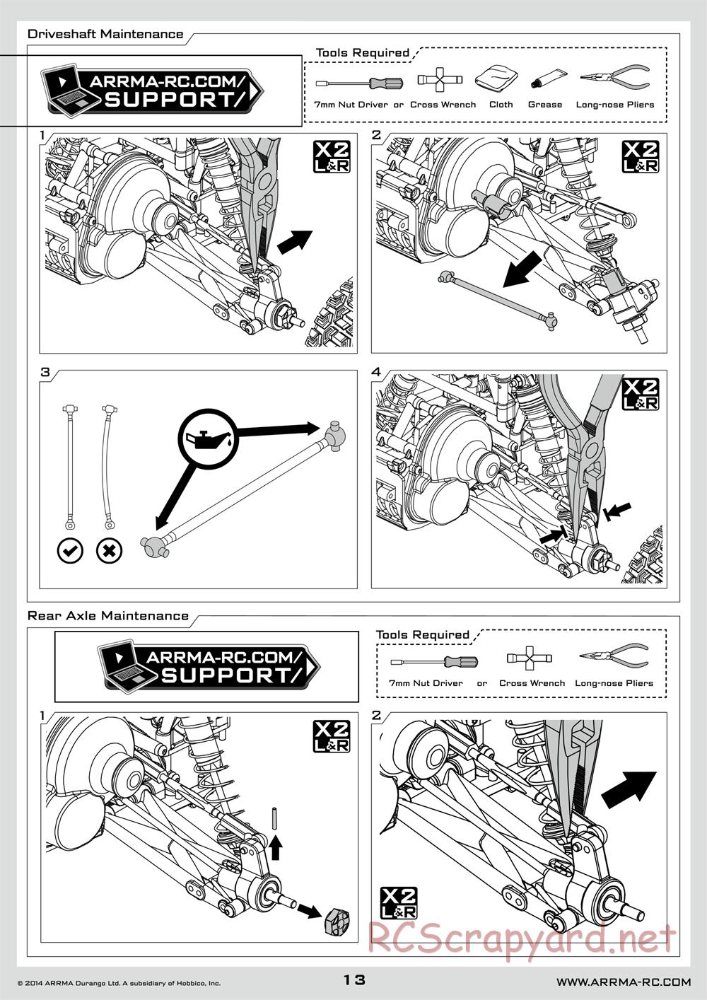 ARRMA - Raider XL BLX (2014) - Manual - Page 13