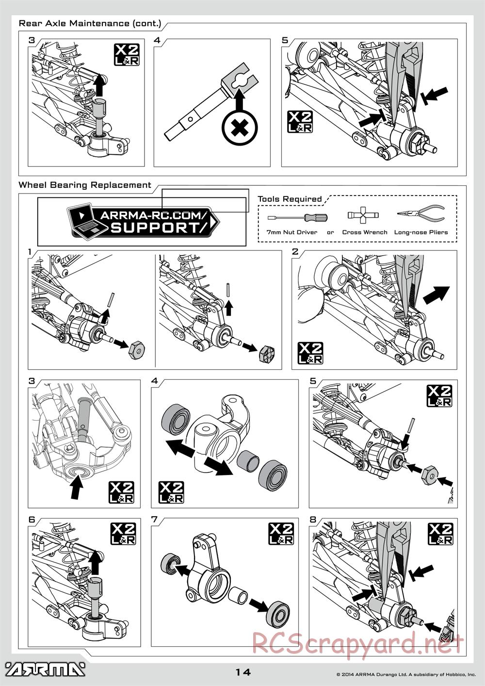 ARRMA - Raider XL BLX (2014) - Manual - Page 14