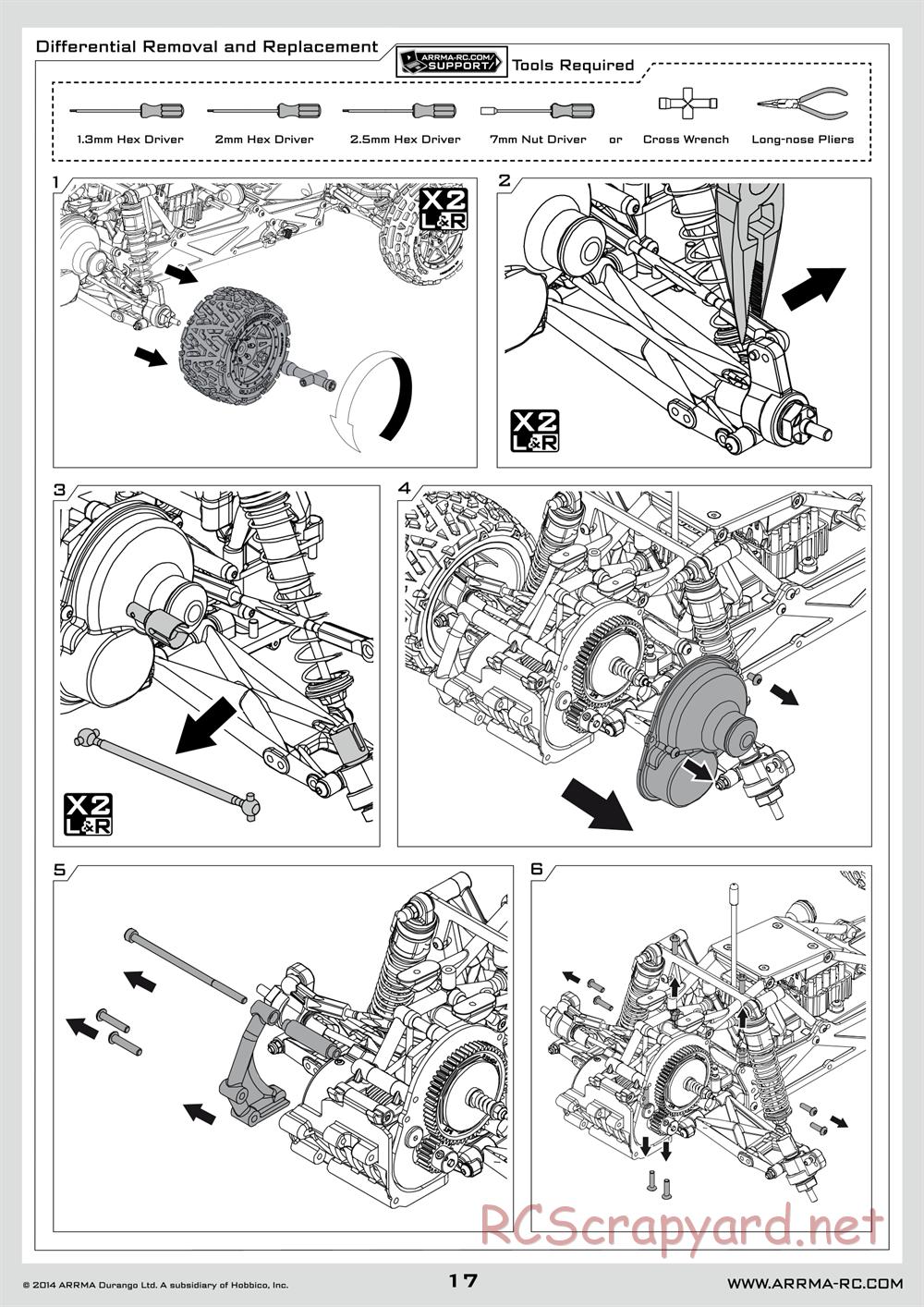 ARRMA - Raider XL BLX (2014) - Manual - Page 17