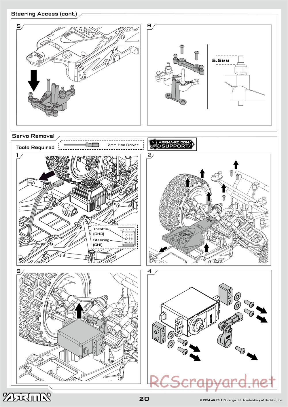 ARRMA - Raider XL BLX (2014) - Manual - Page 20