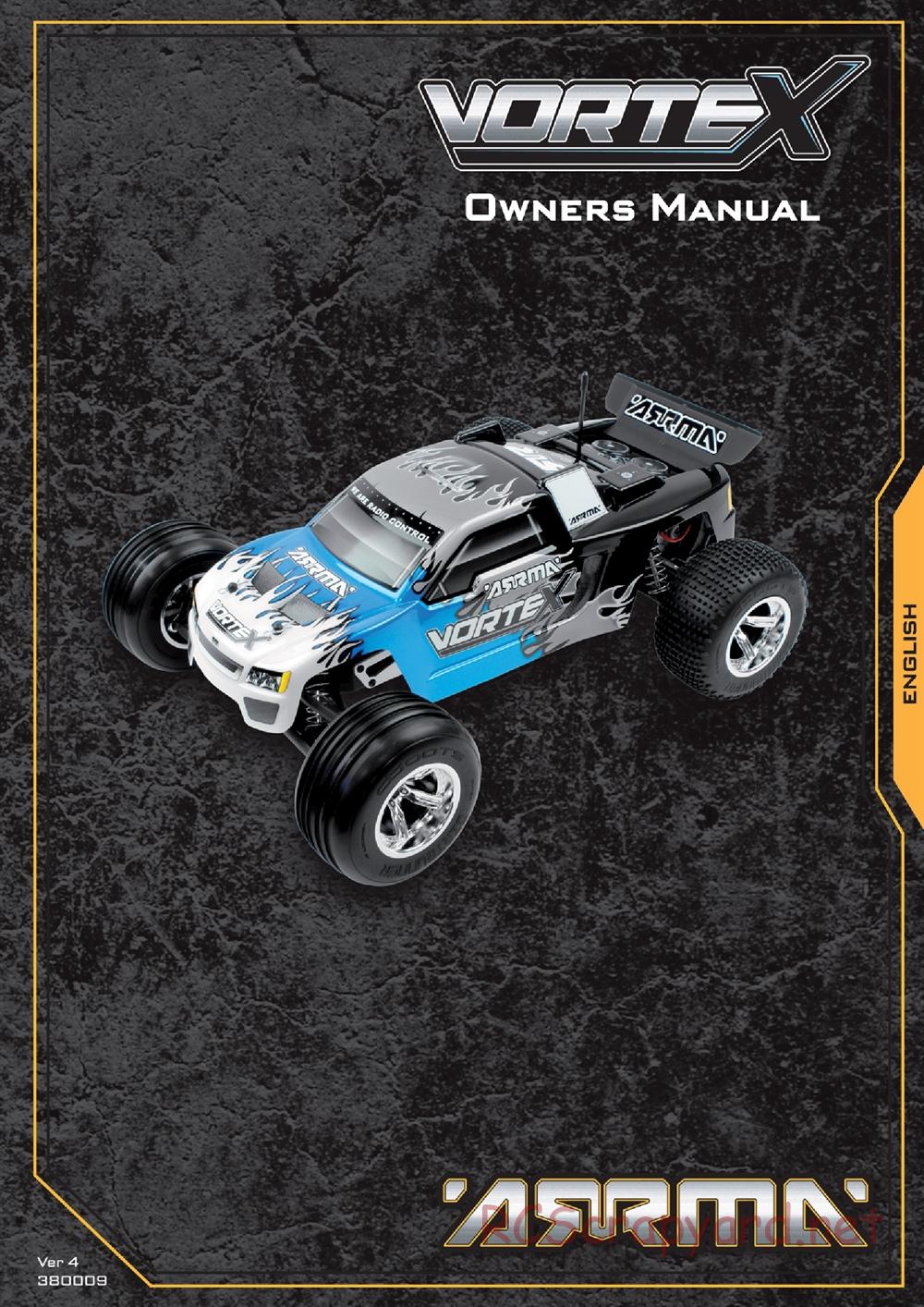 ARRMA - Vortex - Manual - Page 1