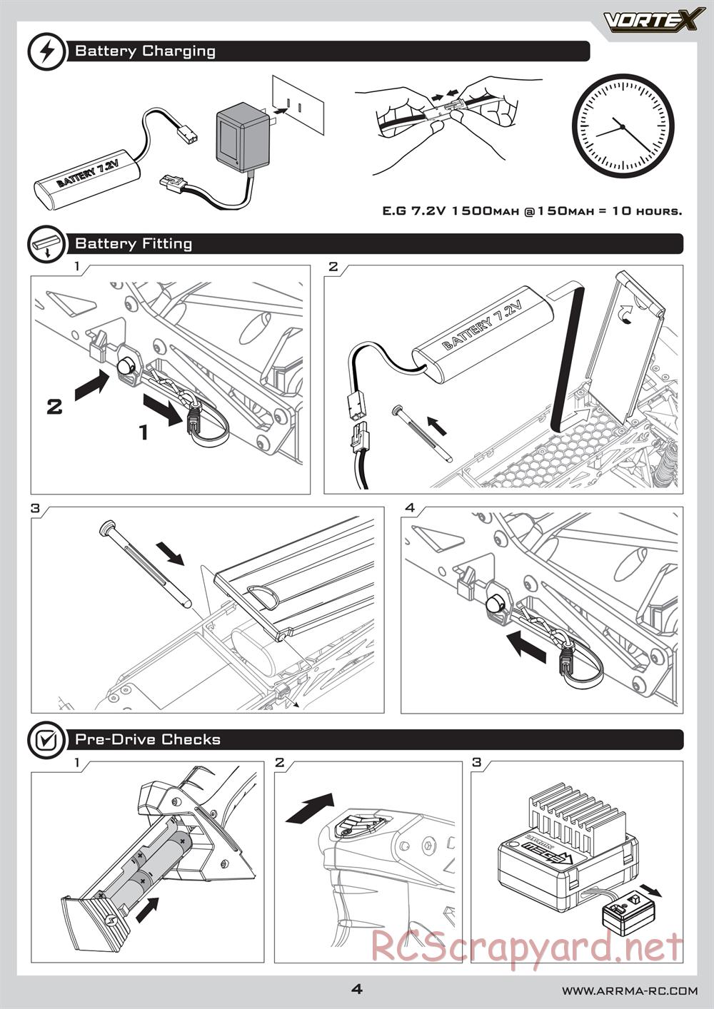 ARRMA - Vortex - Manual - Page 4