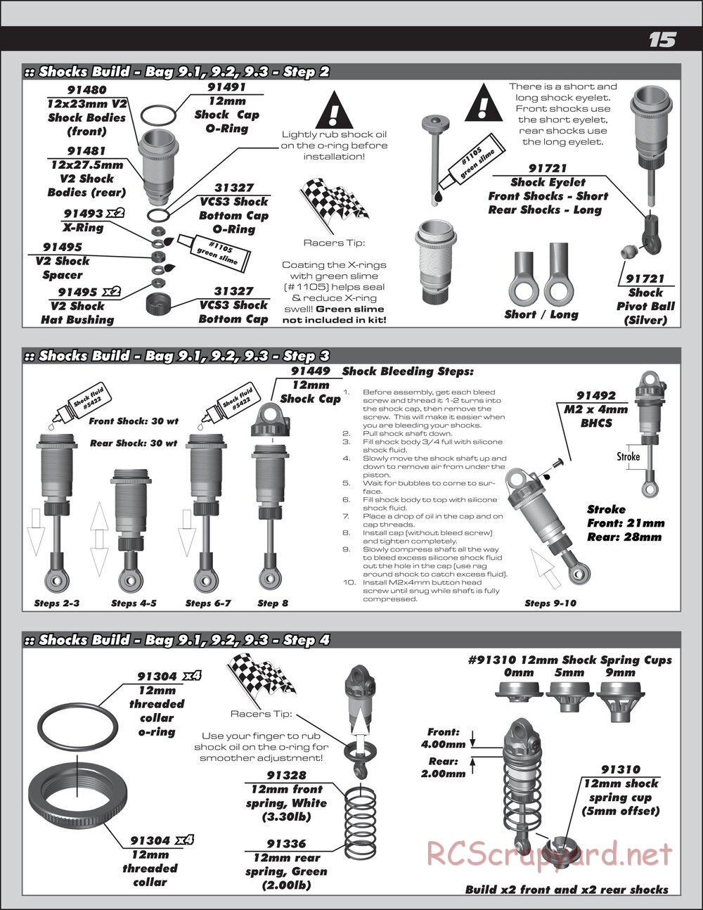 Team Associated - RC10 B6 Club Racer - Manual - Page 15