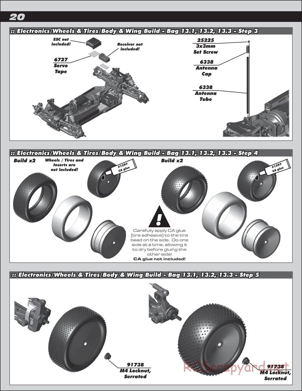 Team Associated - B64 Team - Manual - Page 20