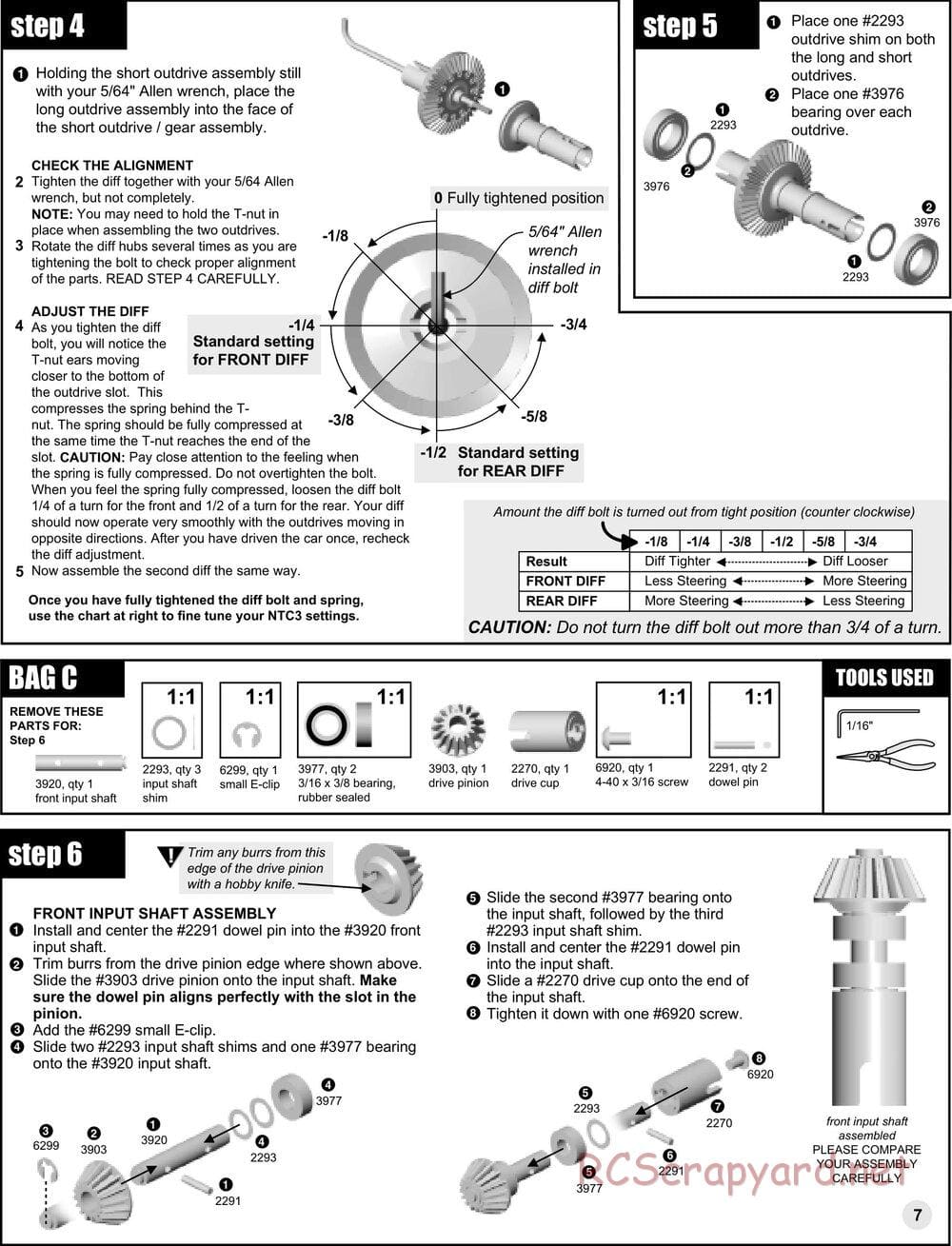 Team Associated - NTC3 Team - Manual - Page 6