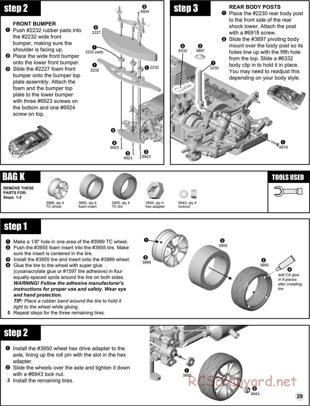 Team Associated - NTC3 Team - Manual - Page 28