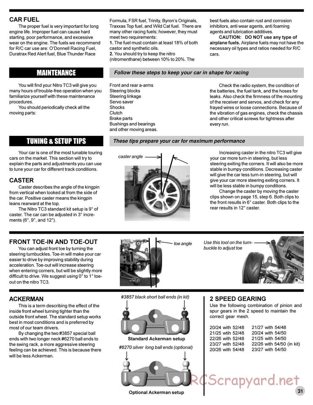 Team Associated - NTC3 Team - Manual - Page 30