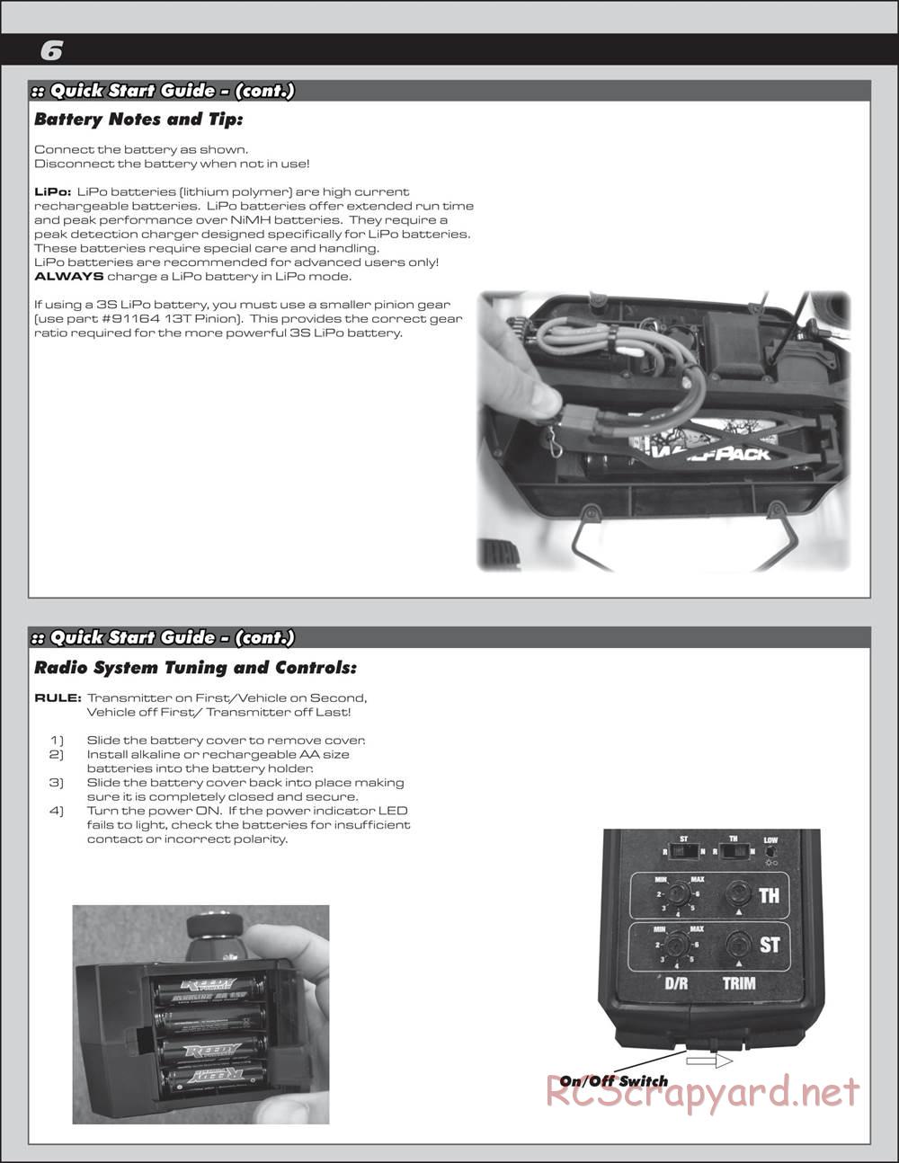 Team Associated - ProSC 4x4 Brushless - Manual - Page 6