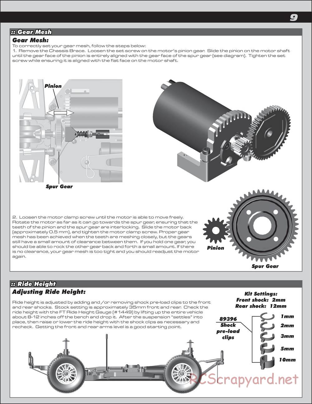 Team Associated - ProSC 4x4 Brushless - Manual - Page 9