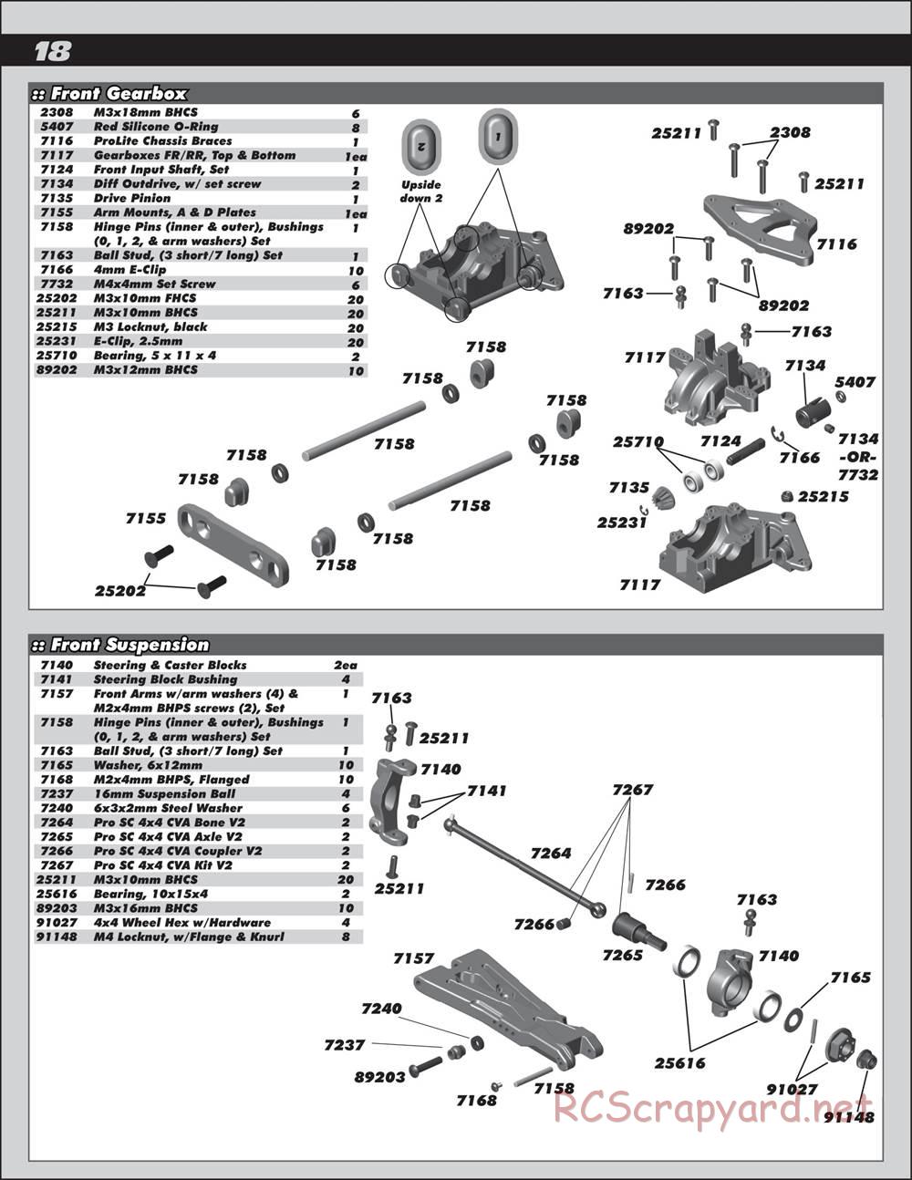 Team Associated - ProSC 4x4 Brushless - Manual - Page 18