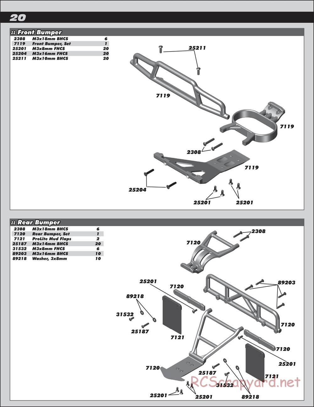 Team Associated - ProSC 4x4 Brushless - Manual - Page 20