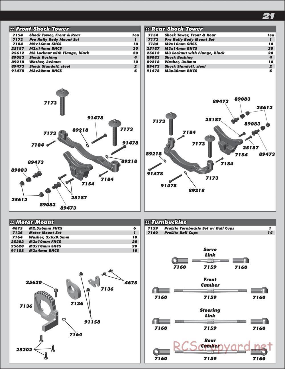 Team Associated - ProSC 4x4 Brushless - Manual - Page 21