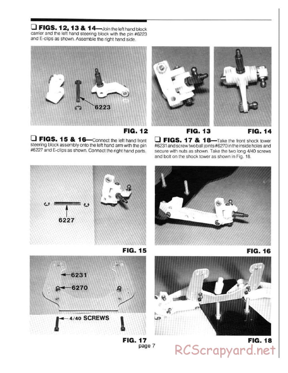 Team Associated - RC10 Graphite - Manual - Page 7