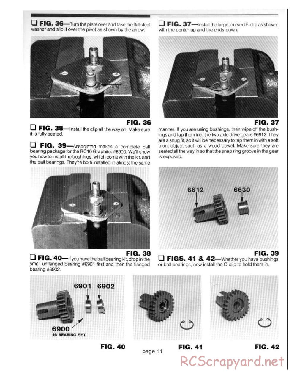 Team Associated - RC10 Graphite - Manual - Page 11