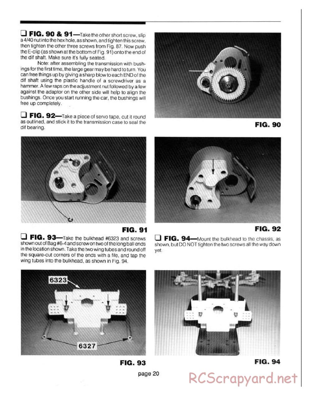 Team Associated - RC10 Graphite - Manual - Page 20