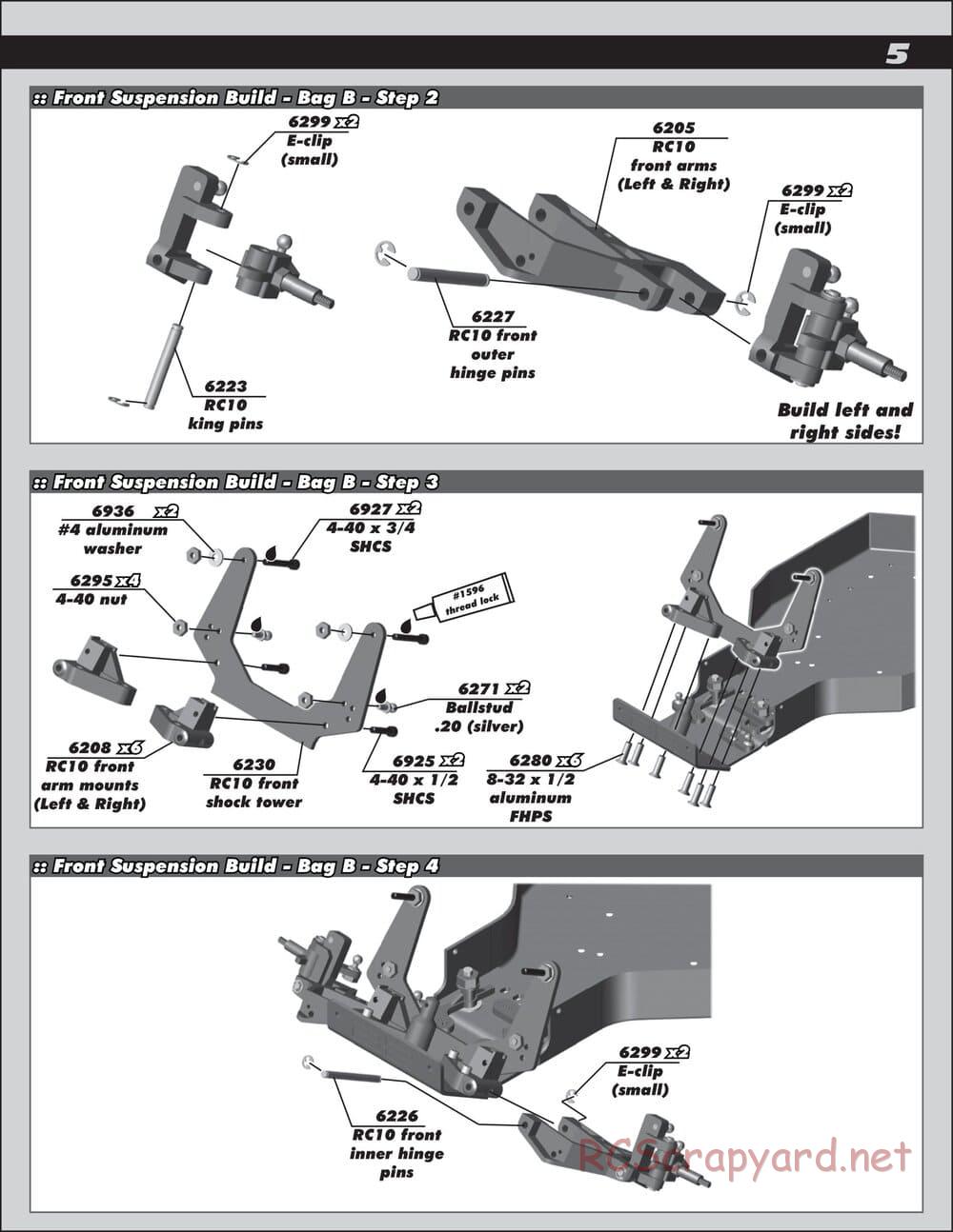 Team Associated - RC10 Classic - Manual - Page 5