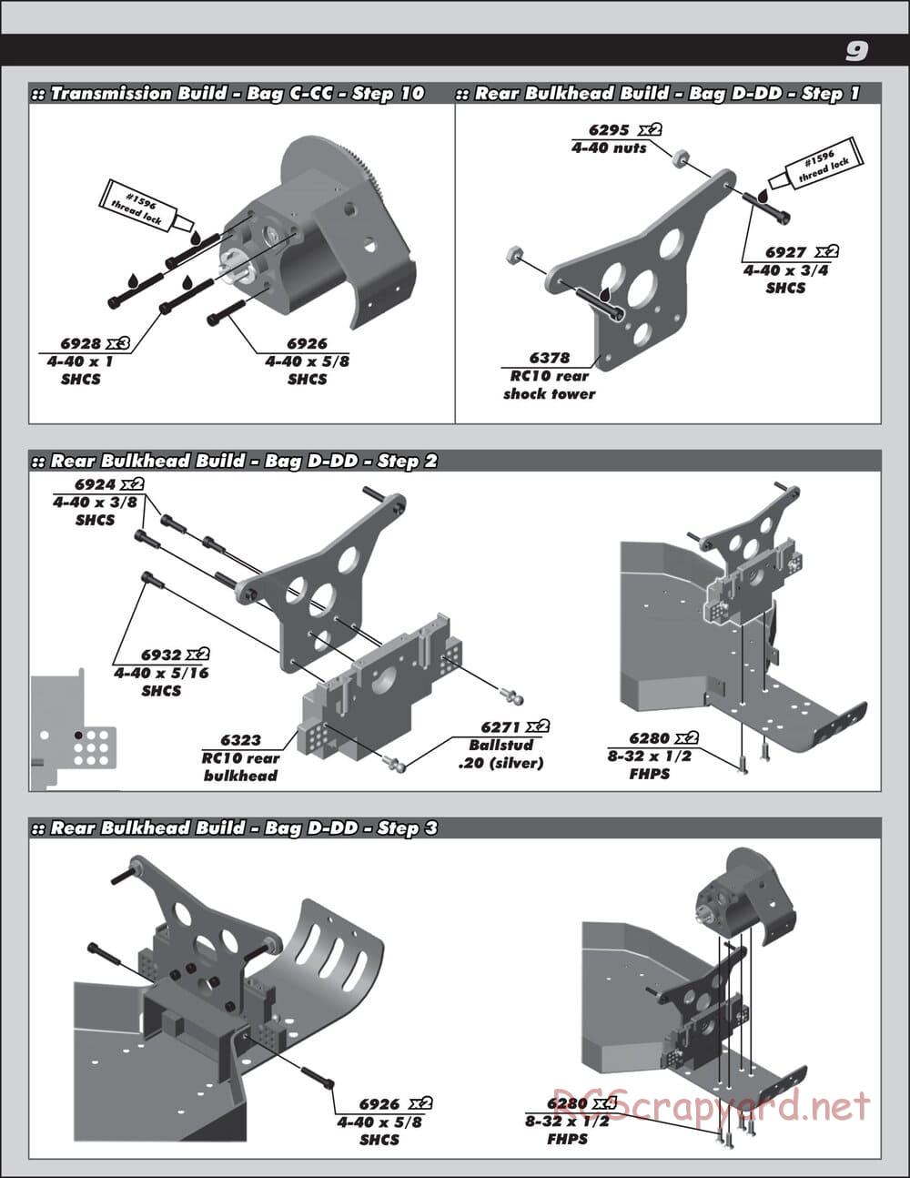 Team Associated - RC10 Classic - Manual - Page 9