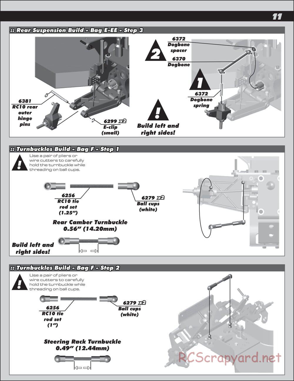 Team Associated - RC10 Classic - Manual - Page 11