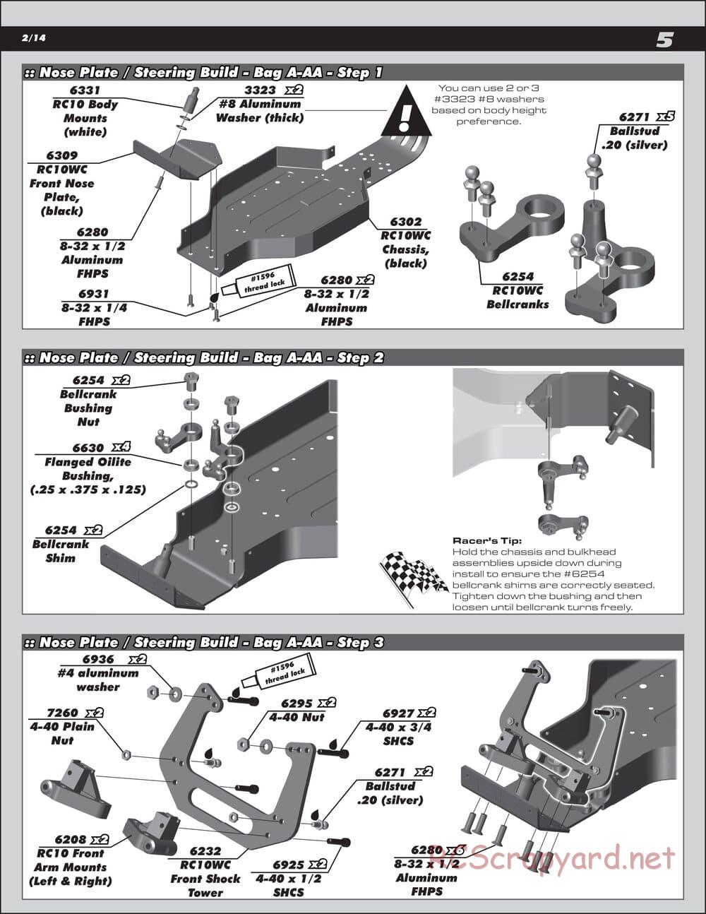 Team Associated - RC10 World's Car - Manual - Page 5