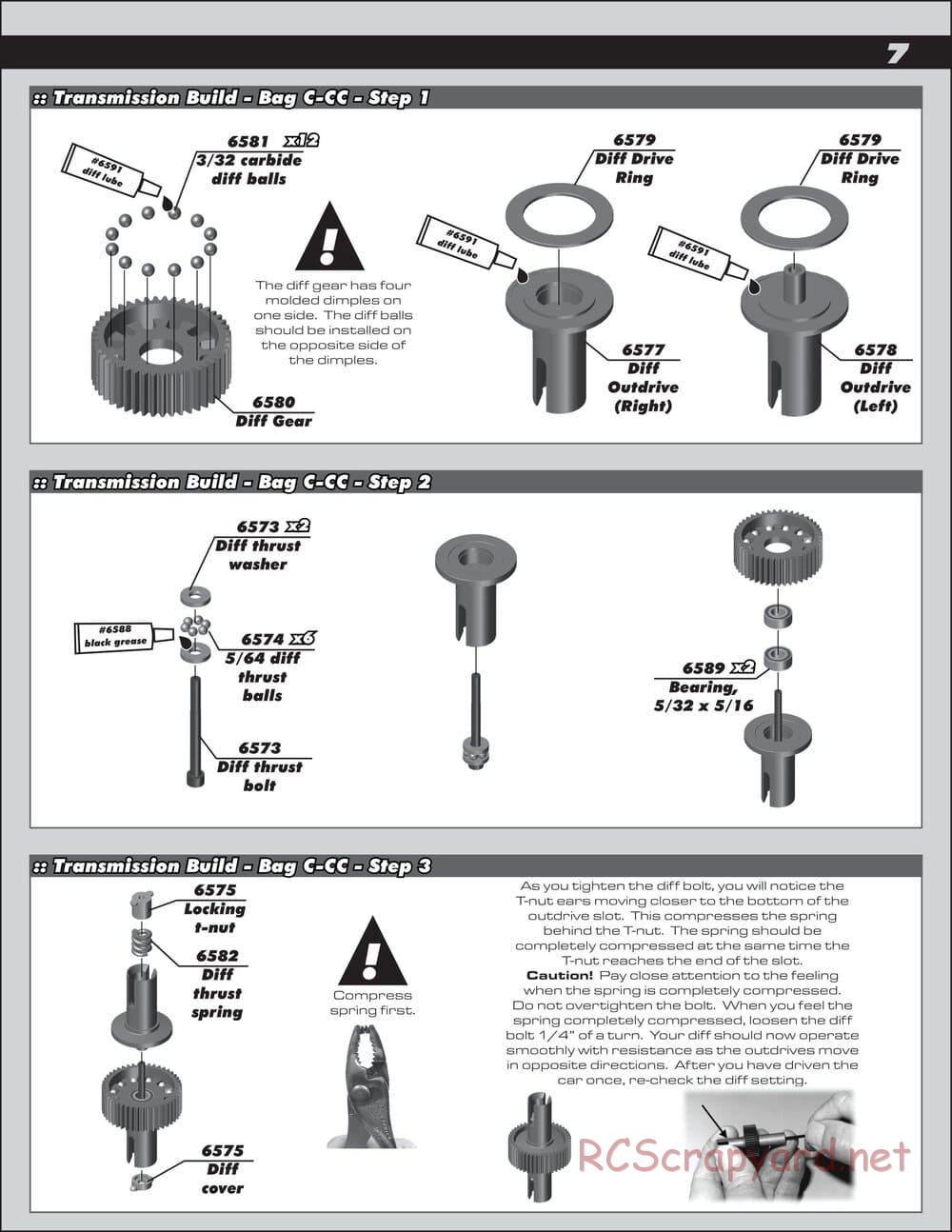 Team Associated - RC10 World's Car - Manual - Page 7