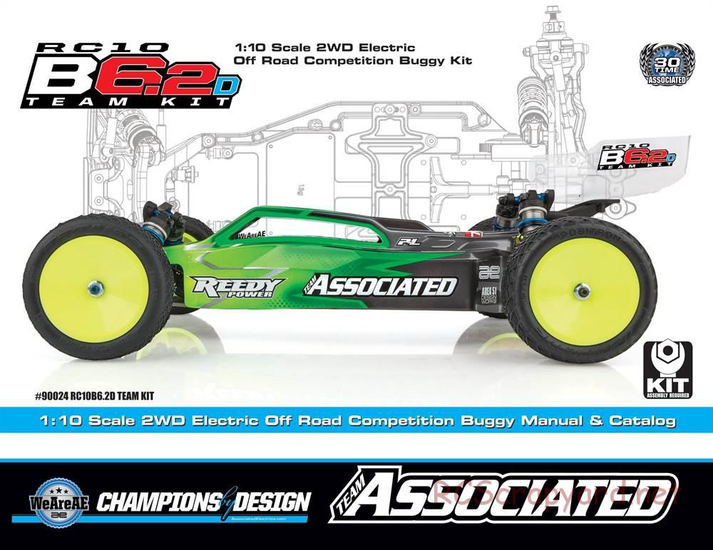 Team Associated - RC10 B6.2D Team - Manual - Page 1