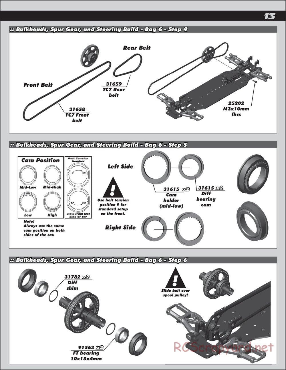 Team Associated - TC7.2 Factory Team - Manual - Page 13