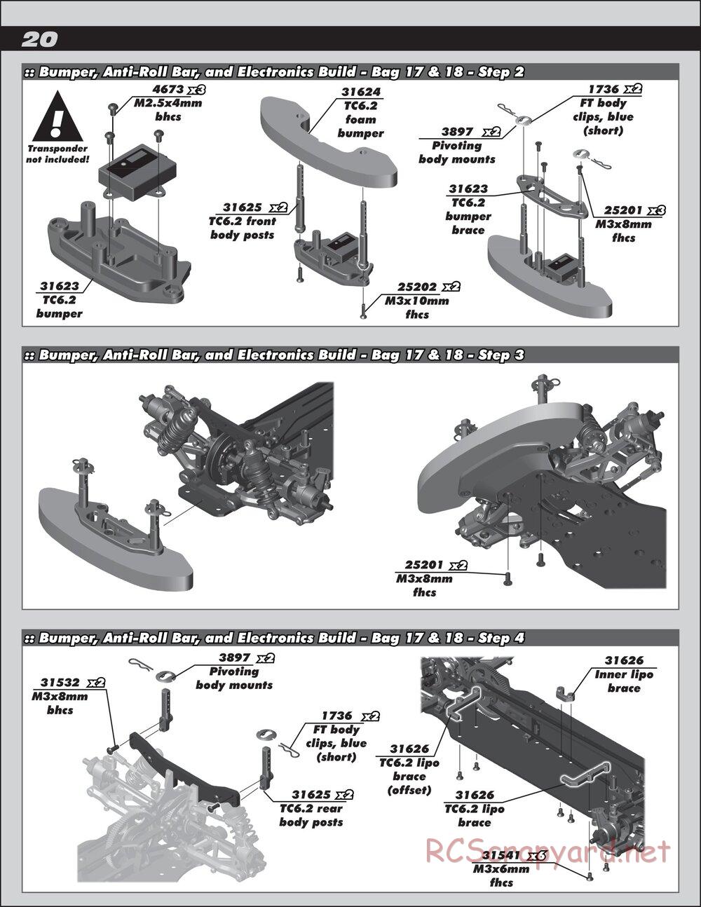 Team Associated - TC7 Factory Team - Manual - Page 20