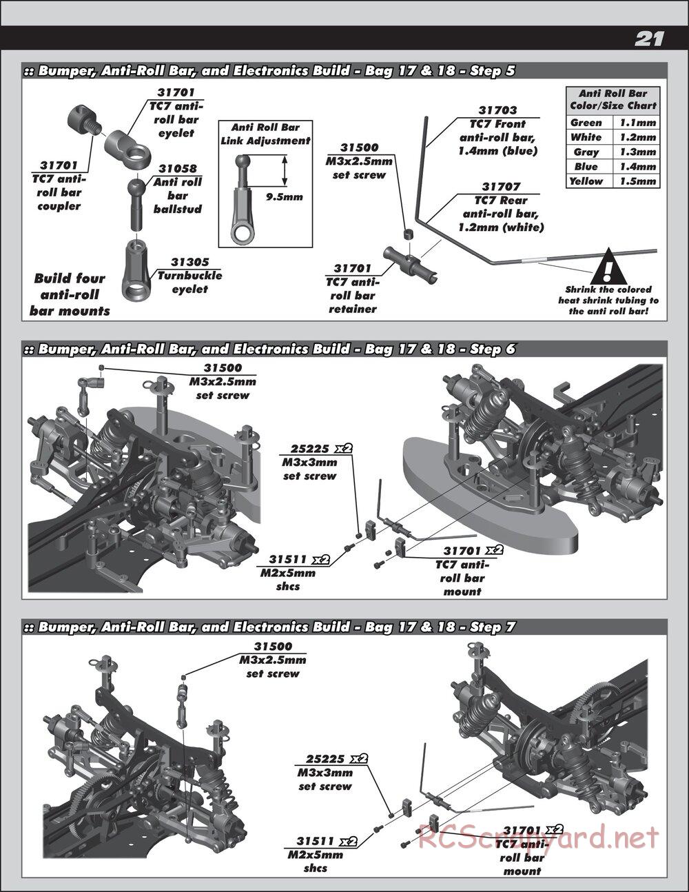 Team Associated - TC7 Factory Team - Manual - Page 21