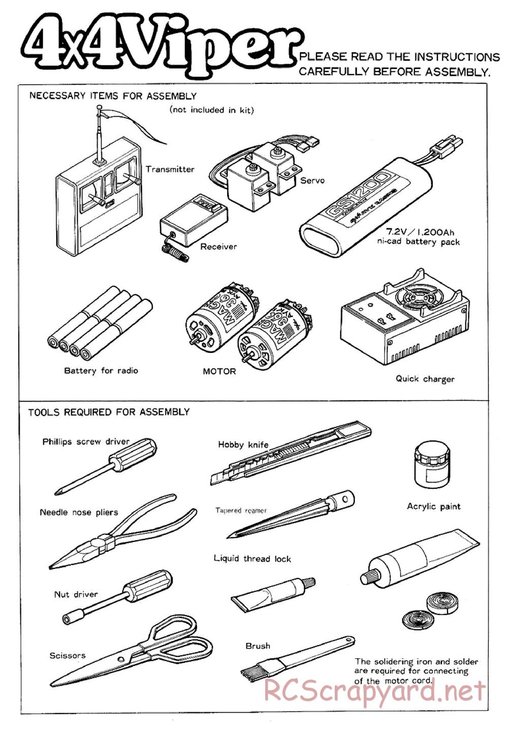 AYK Racing - 4x4 Viper - Manual - Page 2