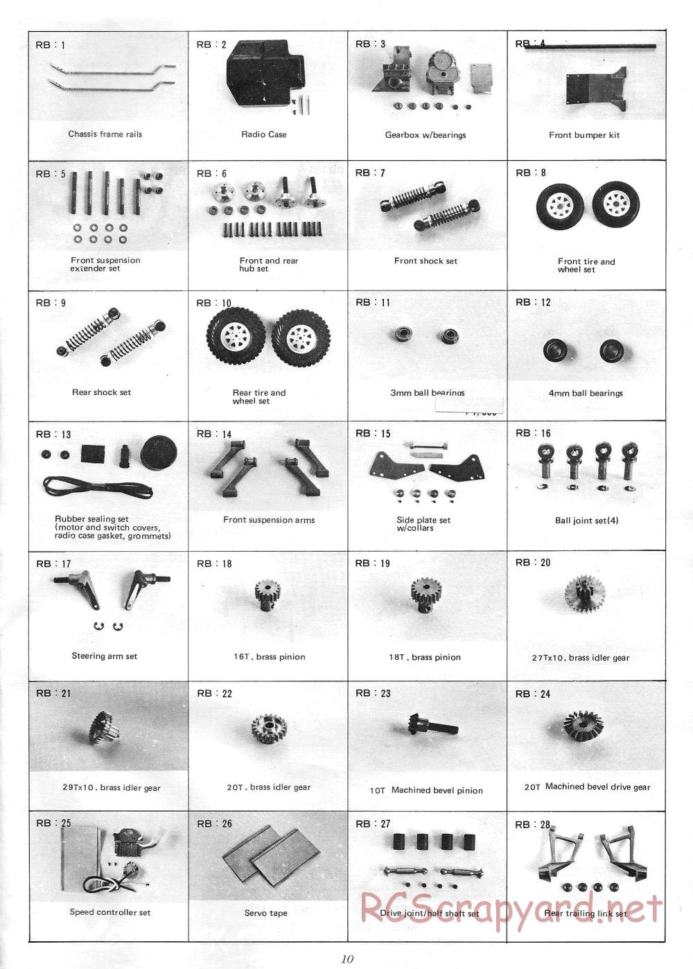 AYK Racing - 566B Super Trail - Parts List - Page 4