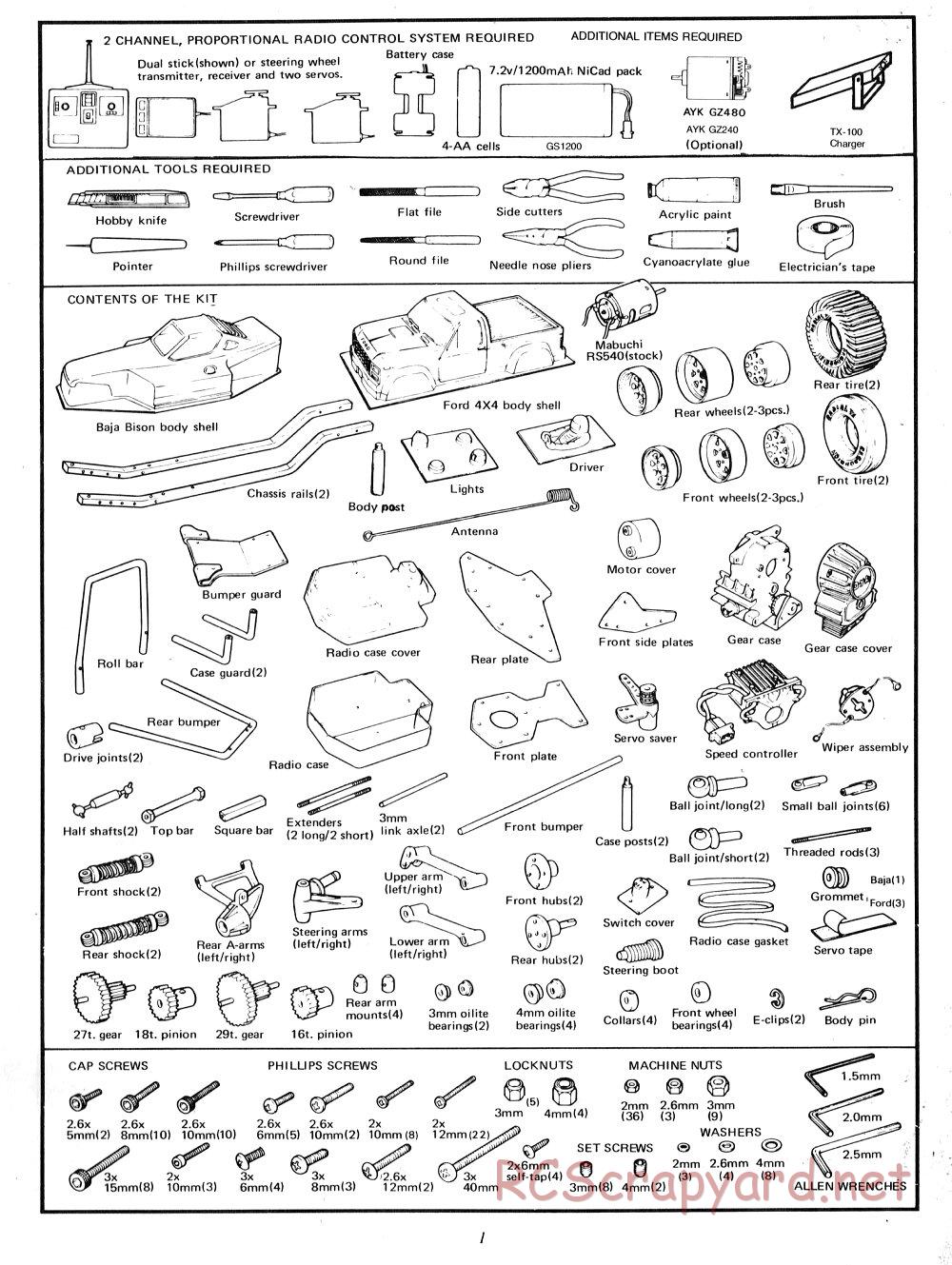 AYK Racing - 566B Super Trail - Manual - Page 3