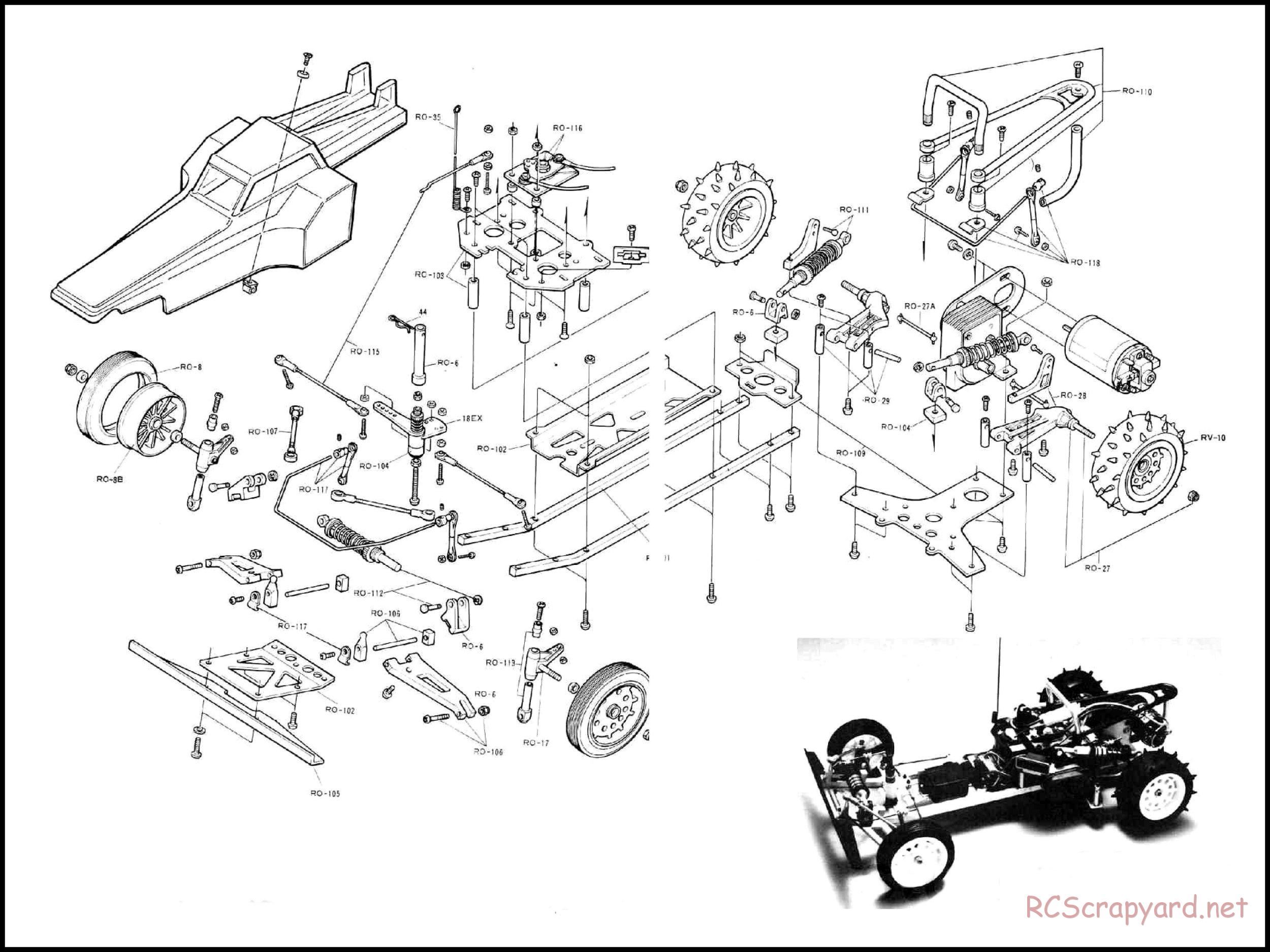 AYK Racing - Boxer - Exploded View and Parts List - Page 1