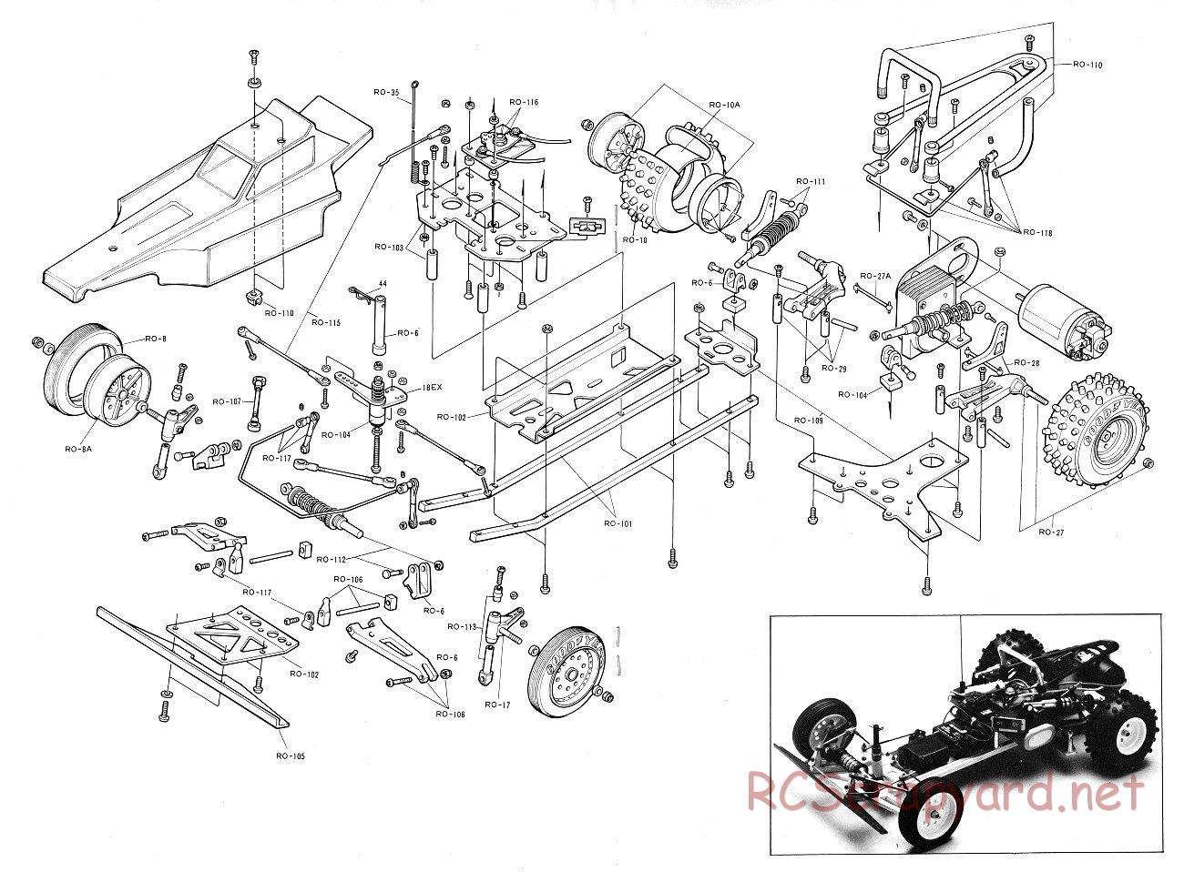 AYK Racing - Buffalo / Bobcat - Exploded View and Parts List - Page 1