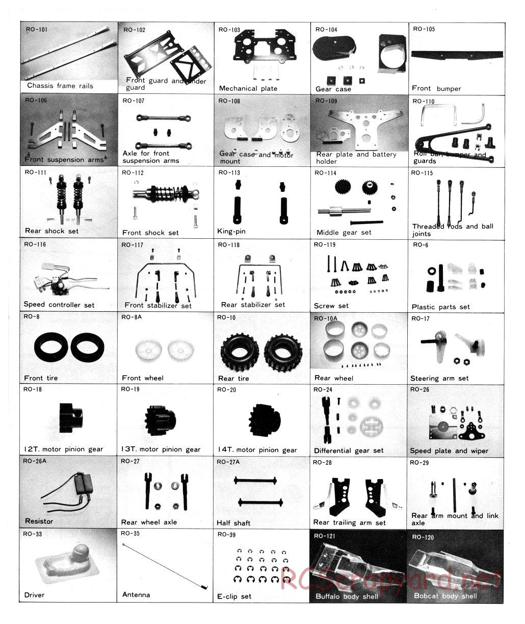 AYK Racing - Buffalo / Bobcat - Exploded View and Parts List - Page 2