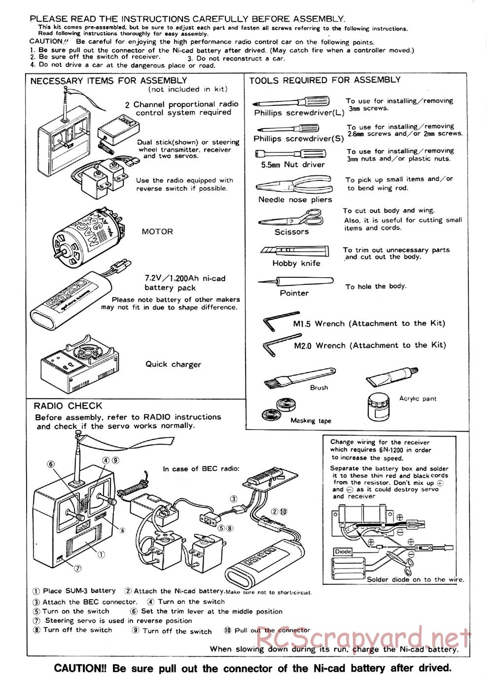 AYK Racing - Radiant - Manual - Page 2