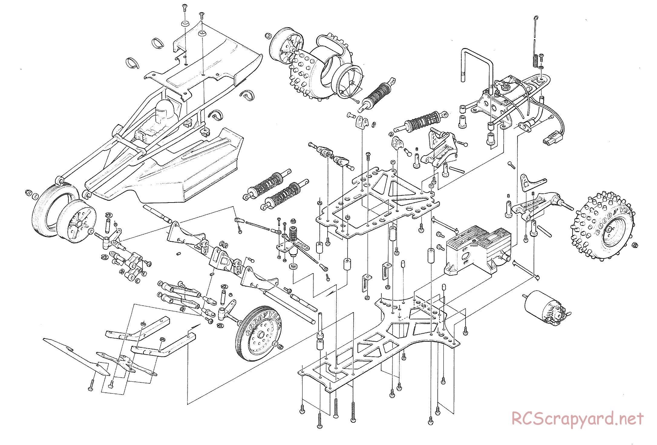 AYK Racing - Sidewinder - Exploded View and Parts List - Page 1