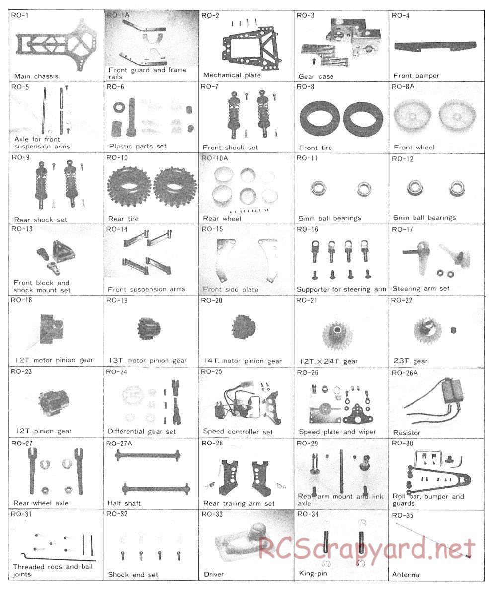 AYK Racing - Sidewinder - Exploded View and Parts List - Page 2