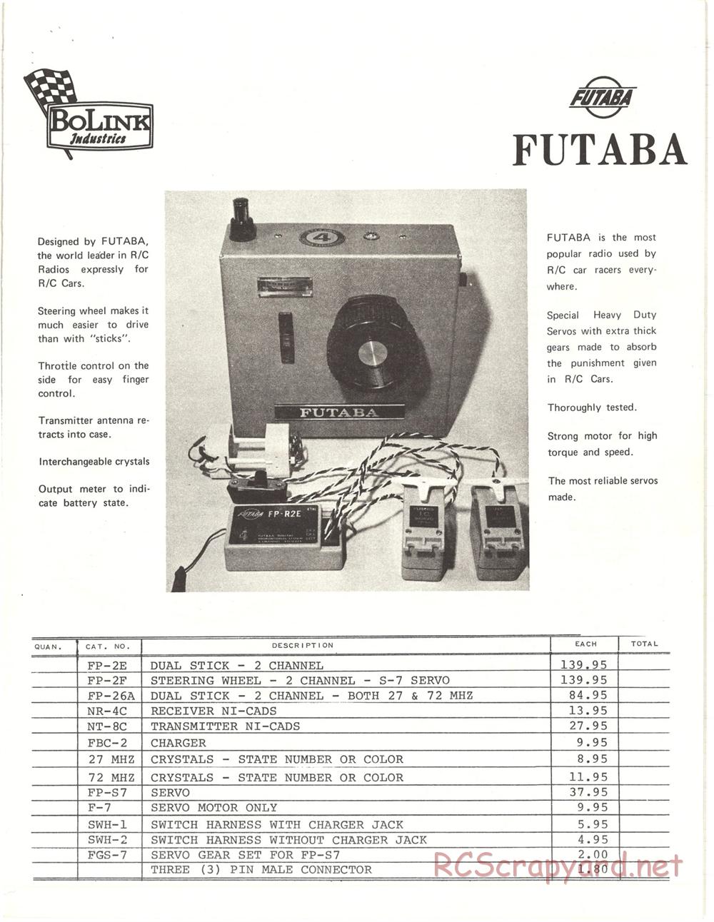 Bolink - Models and Part Lists - Page 3