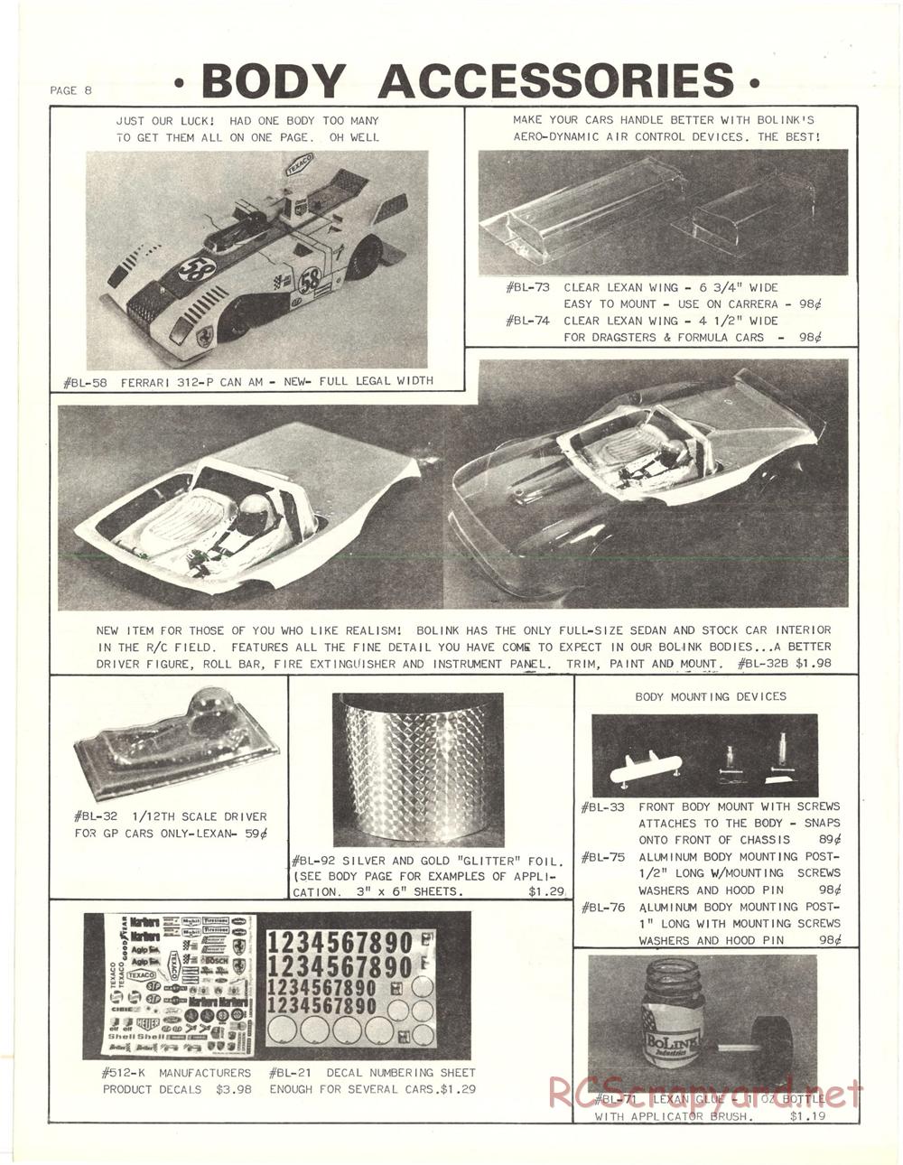 Bolink - Models and Part Lists - Page 26