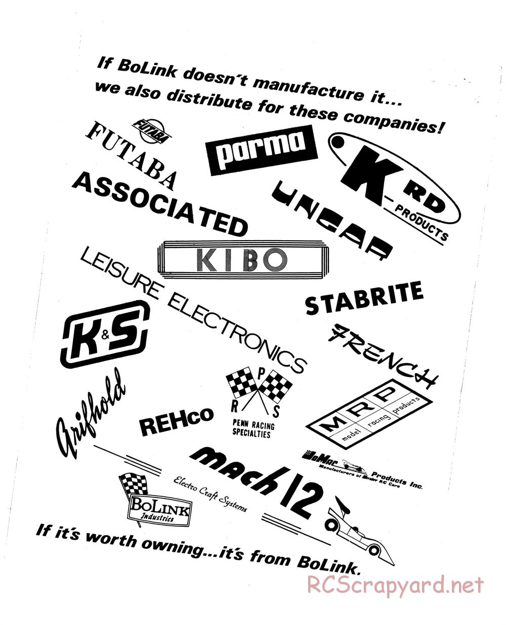 Bolink - Models and Part Lists - Page 36