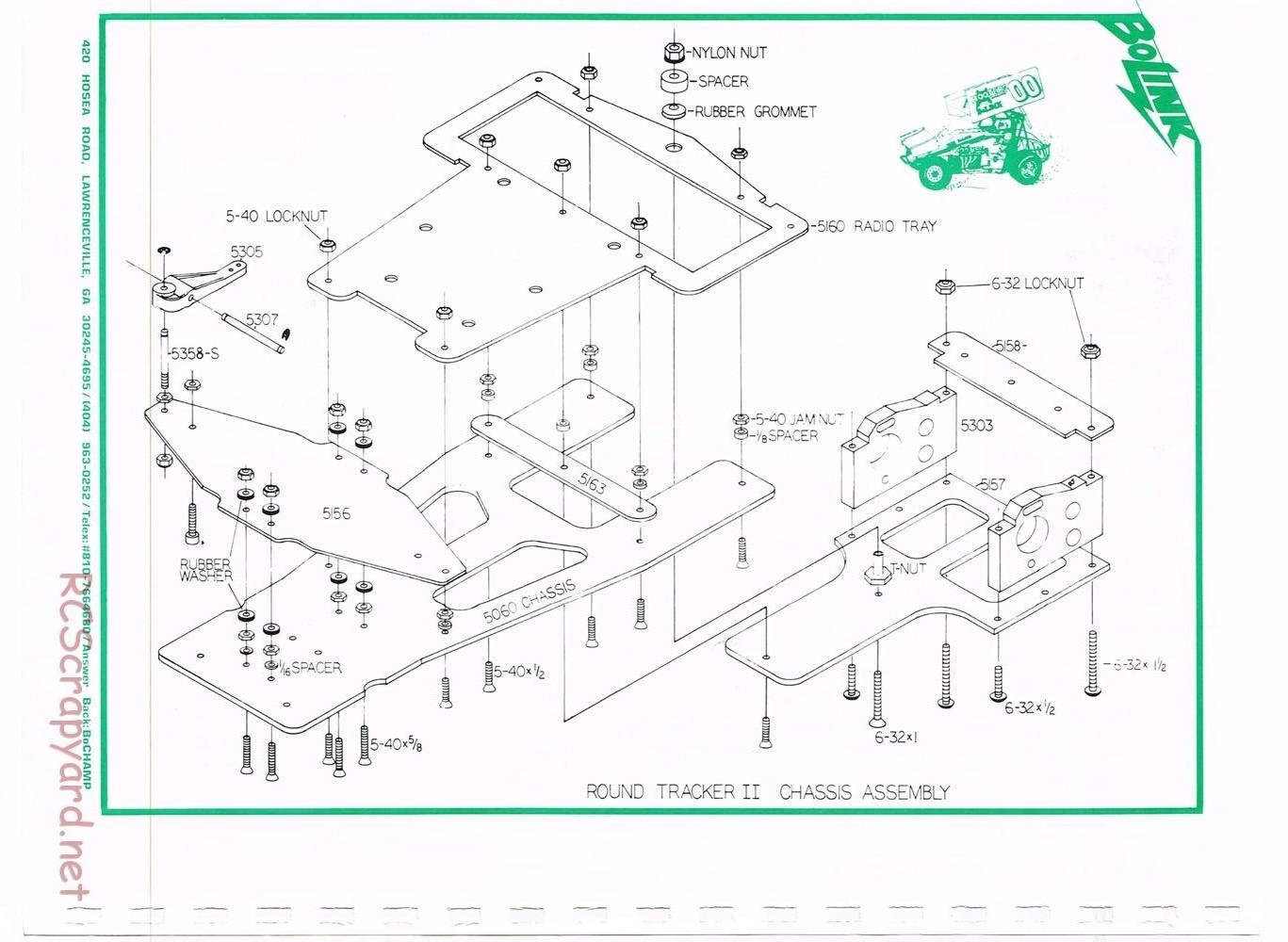 Bolink - Round Tracker II - Exploded View