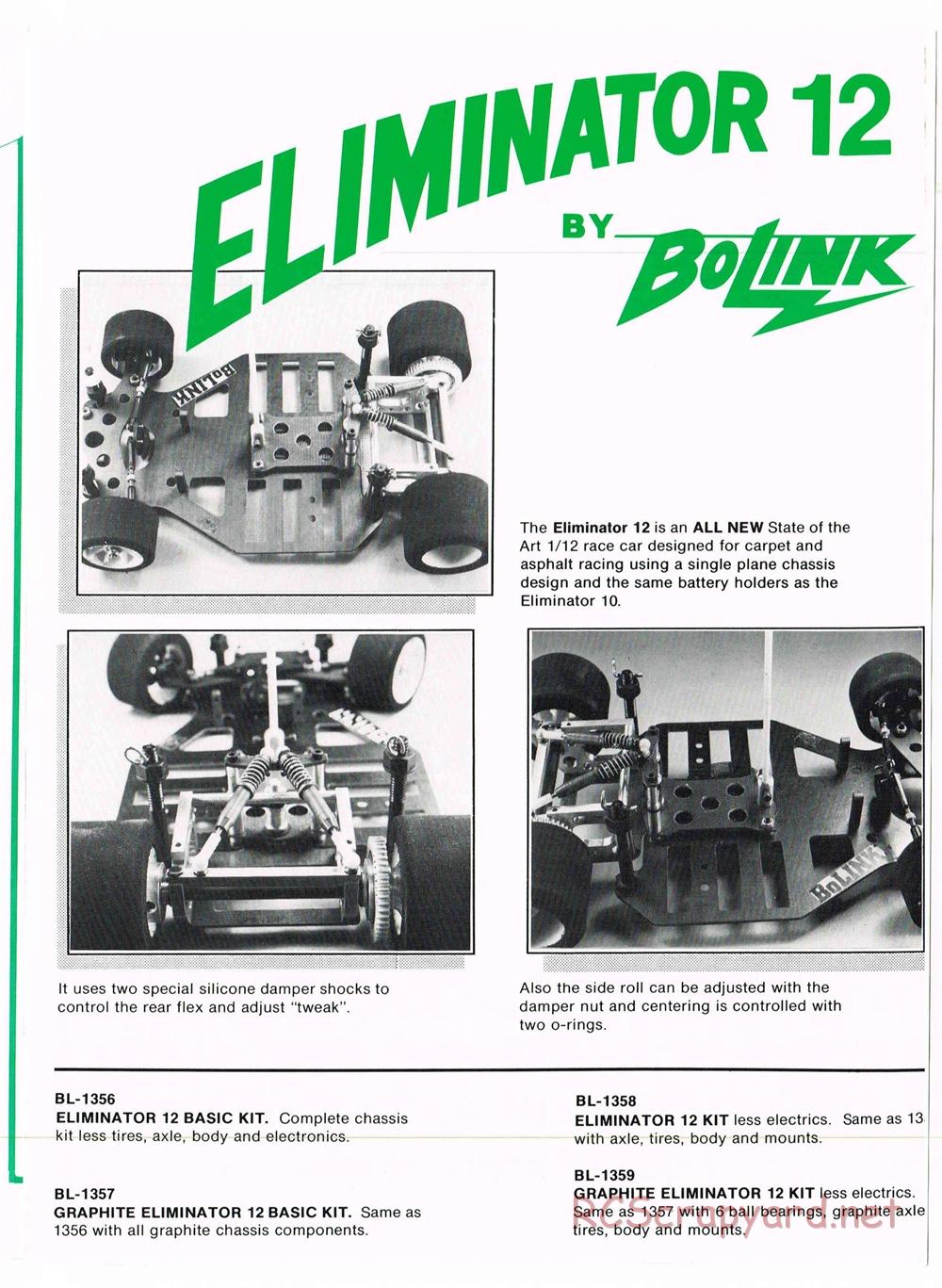 Bolink Eliminator 12 - Model