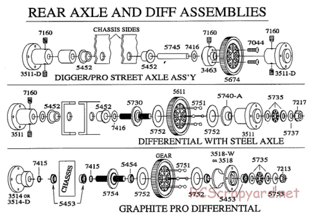 Bolink - Digger Axles - Exploded View - Page 1