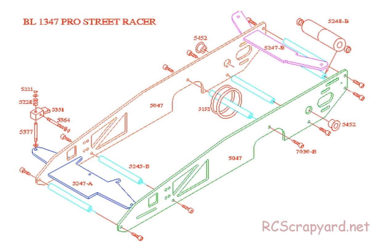 Bolink - Pro Street Racer - Exploded View - Page 1