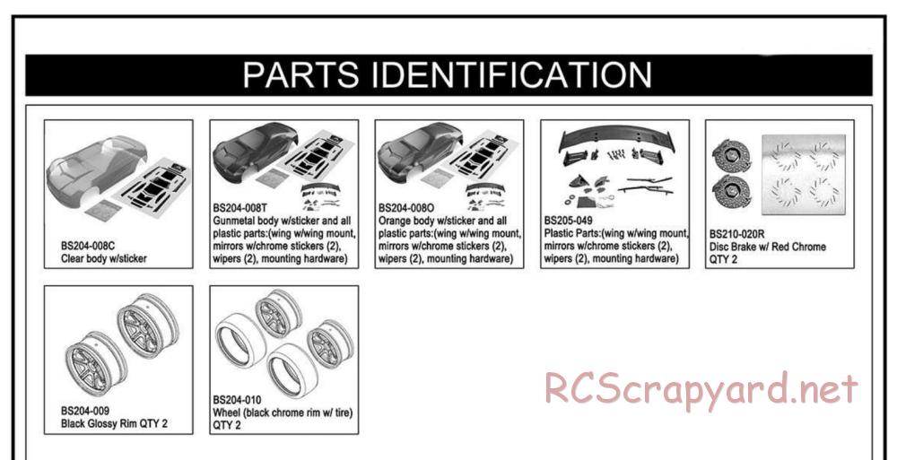 BSD Racing - BS204T - Parts List - Page 4