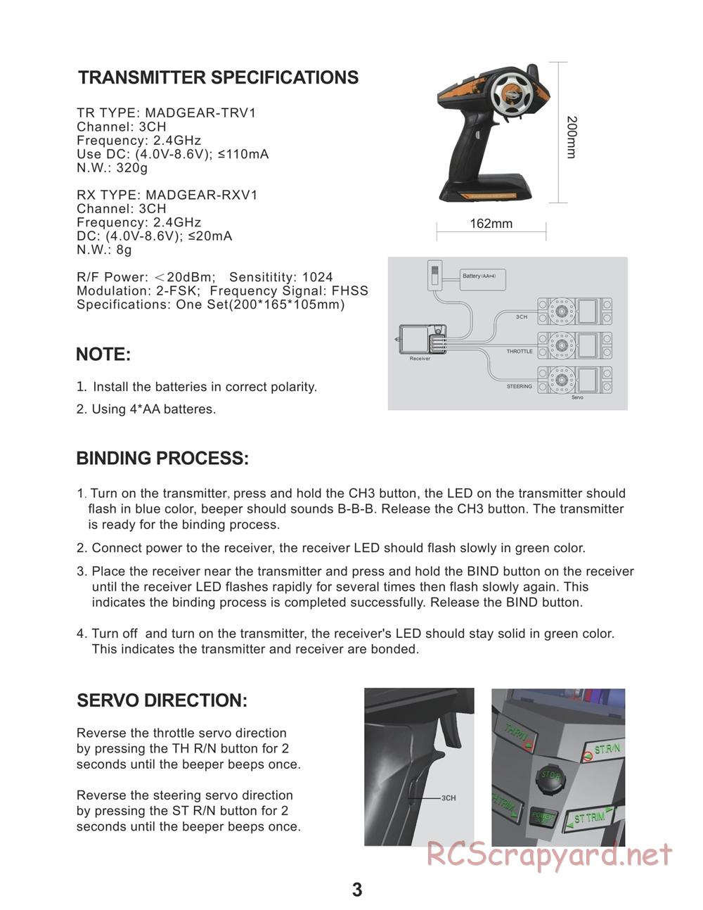 BSD Racing - BS213R / BS213T / BS214R / BS214T - Manual - Page 4